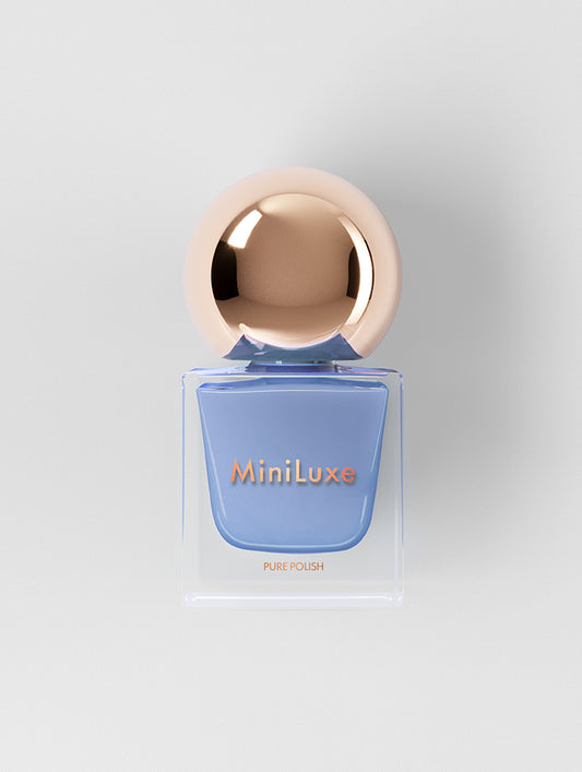 MiniLuxe Pure Polish Bridgette's Blue bottle
