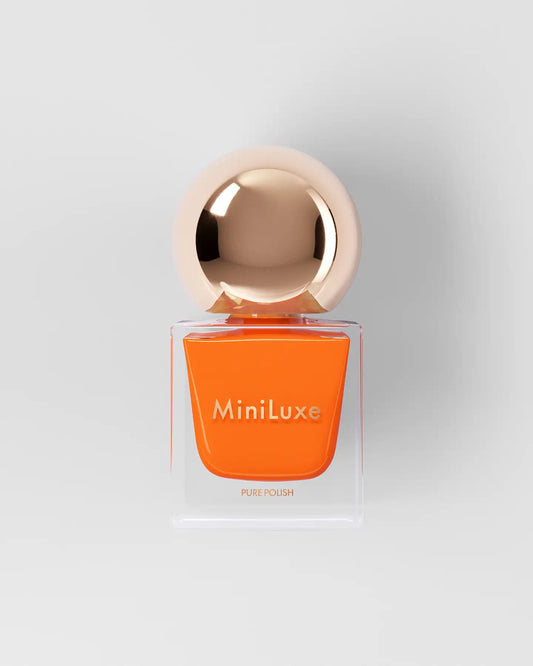 MiniLuxe Pure Polish Citrine orange bottle