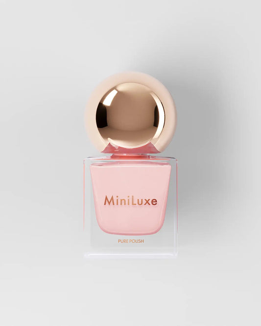 MiniLuxe clean nail polish Eden Roc pink bottle